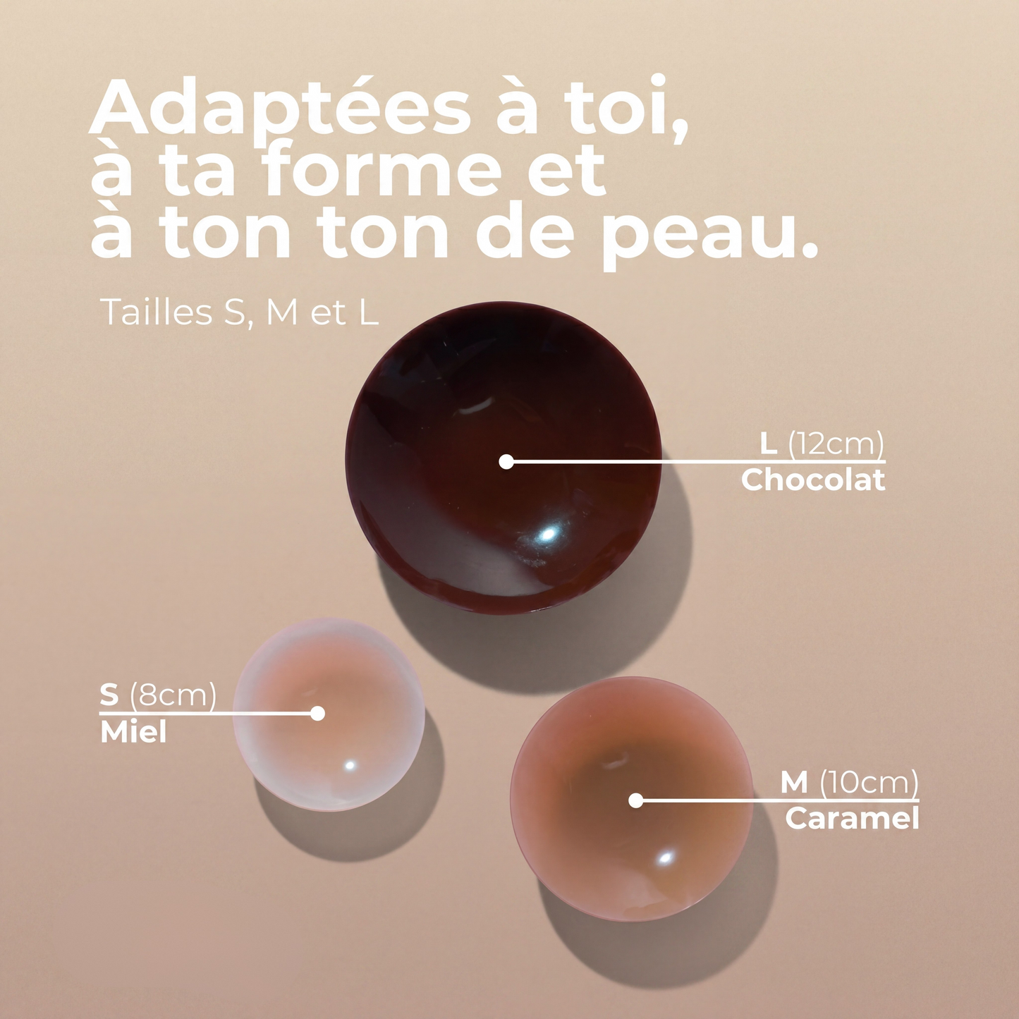 Cache téton sans adhésif Selora