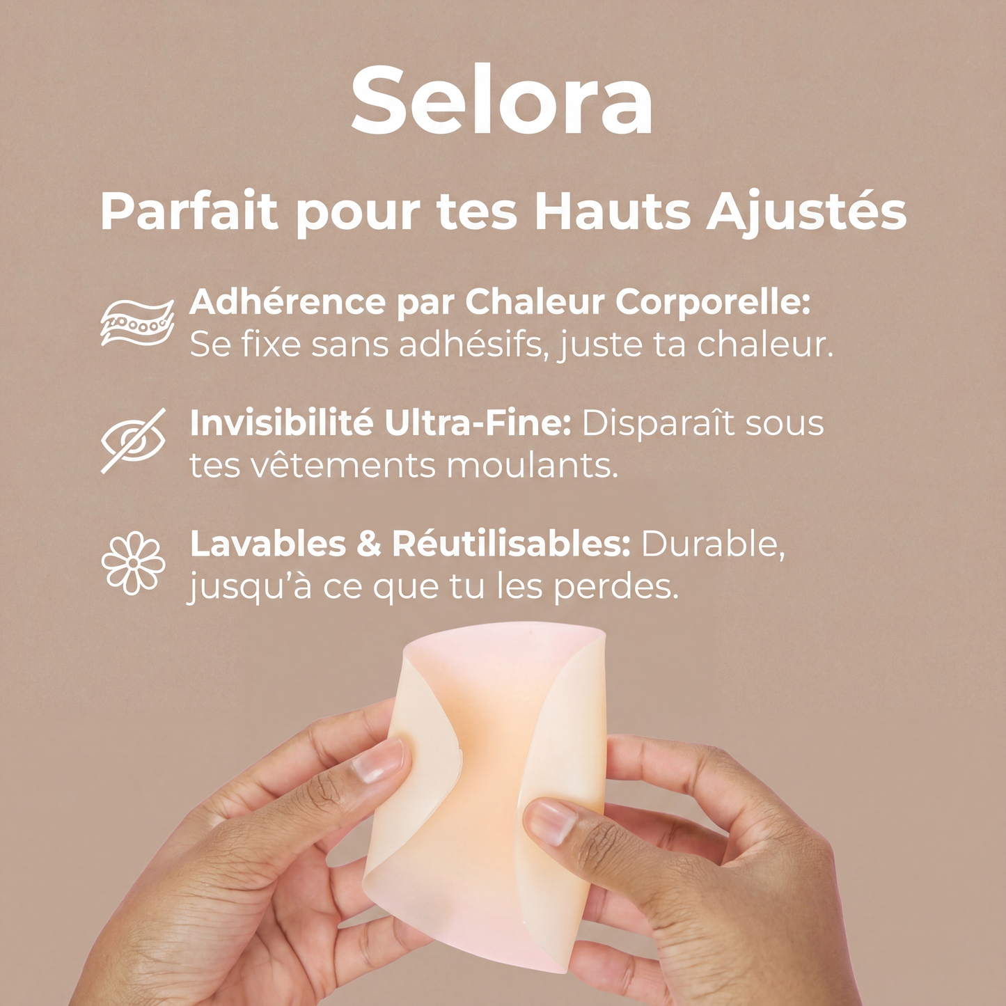 Cache téton sans adhésif Selora