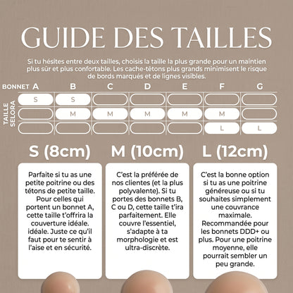 Cache téton sans adhésif Selora
